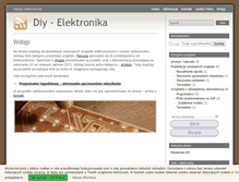 Tablet Screenshot of diy-elektronika.pl